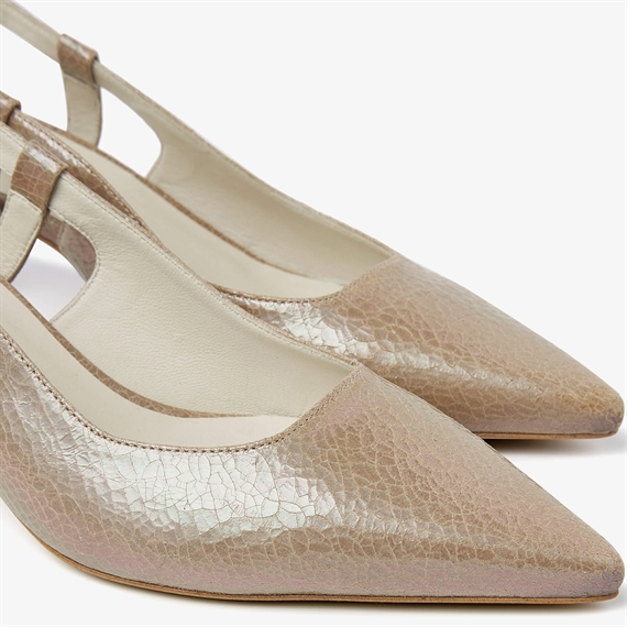 Via Vai Suzy Aliya Slingbacks, Pearl Tobacco